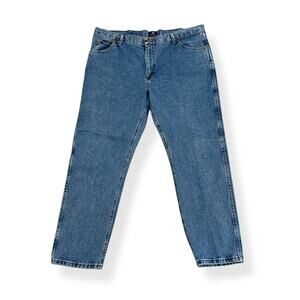 Wrangler Men's 47MWZ Regular Fit Straight Leg Western Blue Jeans Size 40x30
